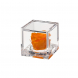 Flowercube rosa arancio 6x6