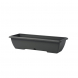 Fioriera Terrae 100 sottovaso integrato Plastecnic grigio fumo