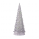 Albero di Natale cristallo luminoso Lemax bianco